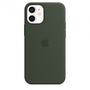 Силиконовый чехол MagSafe для iPhone 12 mini, цвет «Кипрский зелёный»