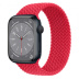 Apple Watch Series 8 // 45мм GPS // Корпус из алюминия цвета "темная ночь", плетёный монобраслет цвета (PRODUCT)RED