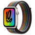Apple Watch Series 8 // 45мм GPS // Корпус из алюминия цвета "сияющая звезда", спортивный браслет Nike цвета Pride Edition
