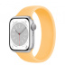 Apple Watch Series 8 // 41мм GPS // Корпус из алюминия серебристого цвета, монобраслет цвета "солнечное сияние"