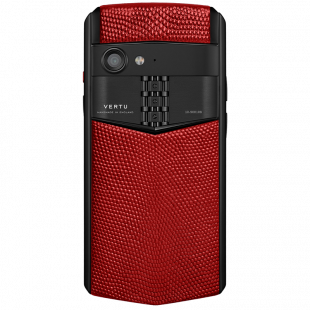 Vertu Aster P Gothic Titanium Garnet Lizard