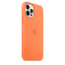 Силиконовый чехол MagSafe для iPhone 12 Pro, цвет «Кумкват»