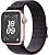 Купить Apple Watch Series 9 // 45мм GPS // Корпус из алюминия розового цвета, спортивный браслет Nike цвета "черный/синий"