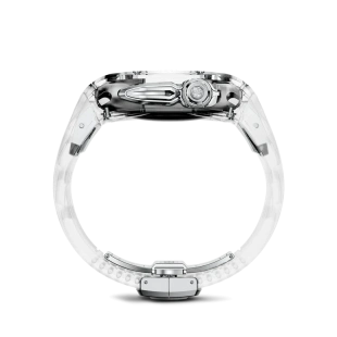 Корпус Golden Concept для Apple Watch, 46 мм, Racing Sport Edition Transparent, Crystal Steel