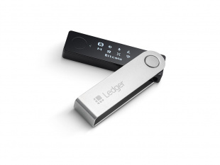 Аппаратный кошелек для криптовалют Ledger Nano X (Black/Черный)