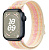 Купить Apple Watch Series 9 // 41мм GPS // Корпус из алюминия цвета "темная ночь", спортивный браслет Nike цвета "сияющая звезда/розовый"