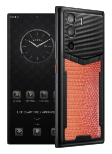 Телефон Vertu METAVERTU 5G Web3, Lizard Leather (Mars Gradient Orange/Оранжевый)