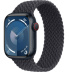 Apple Watch Series 9 // 41мм GPS+Cellular // Корпус из алюминия цвета "темная ночь", плетёный монобраслет цвета "темная ночь"