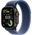 Apple Watch Ultra 3 (2025) // 49мм GPS+Cellular // Корпус из черного титана, ремешок Trail Loop синего цвета