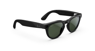 Умные очки Ray-Ban  Headliner (2-gen) (Черная глянцевая оправа, прозрачно-графитово-зеленые фотохромные линзы)