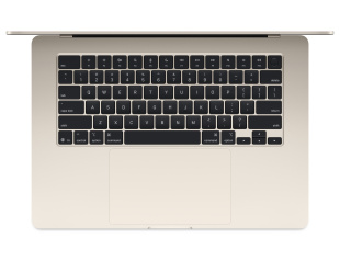 Apple MacBook Air 15" 256 ГБ "Сияющая звезда" (MW1J3) // Чип Apple M4 10-Core CPU, 10-Core GPU, 16 ГБ, 256 ГБ (2025)