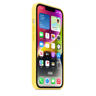 Силиконовый чехол MagSafe для iPhone 14, цвет Canary Yellow/Канареечно-желтый