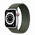 Купить Apple Watch Series 6 // 40мм GPS + Cellular // Корпус из алюминия серебристого цвета, плетёный монобраслет цвета «Зелёные холмы»
