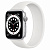Купить Apple Watch Series 6 // 44мм GPS // Корпус из алюминия серебристого цвета, монобраслет белого цвета