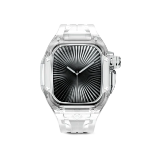 Корпус Golden Concept для Apple Watch, 46 мм, Racing Sport Edition Transparent, Crystal Steel