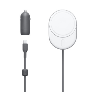 Беспроводное автомобильное зарядное устройство Belkin Boost CHARGE PRO для iPhone (White/Белый)