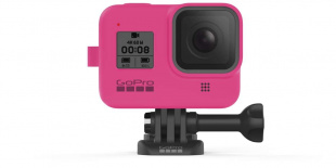 Чехол + ремешок для камеры GoPro HERO8 (Sleeve + Lanyard), Electric Pink