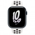 Apple Watch Series 8 // 45мм GPS + Cellular // Корпус из алюминия цвета "темная ночь", спортивный ремешок Nike цвета "чистая платина/чёрный"