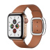 Apple Watch Series 5 // 40мм GPS + Cellular // Корпус из нержавеющей стали золотого цвета, ремешок золотисто-коричневого цвета, с современной пряжкой (Modern Buckle), размер ремешка L Apple Watch Series 5 // 40мм GPS + Cellular // Корпус из нержавеющей стали золотого цвета, ремешок золотисто-коричневого цвета, с современной пряжкой (Modern Buckle), размер ремешка L