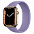 Купить Apple Watch Series 7 // 45мм GPS + Cellular // Корпус из нержавеющей стали золотого цвета, монобраслет цвета «английская лаванда»