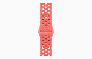 Apple Watch SE // 40мм GPS+Cellular // Корпус из алюминия цвета «сияющая звезда», спортивный ремешок Nike цвета «Волшебный уголек» (2024)