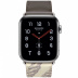 Apple Watch Series 5 Hermès // 44мм GPS + Cellular // Корпус из нержавеющей стали, ремешок Single Tour из кожи Swift цвета Étain/Béton