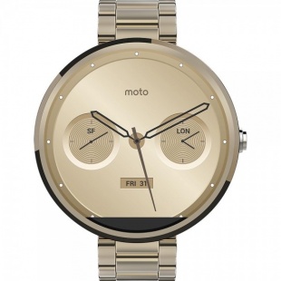 Motorola Moto 360 (steel) Champagne Gold 18 mm - умные часы