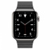 Apple Watch Series 5 // 44мм GPS + Cellular // Корпус из титана, кожаный ремешок черного цвета, размер ремешка L