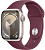 Купить Apple Watch Series 9 // 45мм GPS // Корпус из алюминия цвета "сияющая звезда", спортивный ремешок цвета "шелковица"