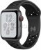 Apple Watch Series 4 Nike+ // 44мм GPS + Cellular // Корпус из алюминия цвета «серый космос», спортивный ремешок Nike цвета «антрацитовый/чёрный» (MTXE2)