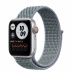 Apple Watch Series 6 // 40мм GPS + Cellular // Корпус из алюминия серебристого цвета, спортивный браслет Nike цвета «Дымчатый серый»
