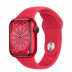 Apple Watch Series 8 // 41мм GPS + Cellular // Корпус из алюминия цвета (PRODUCT)RED, спортивный ремешок цвета (PRODUCT)RED