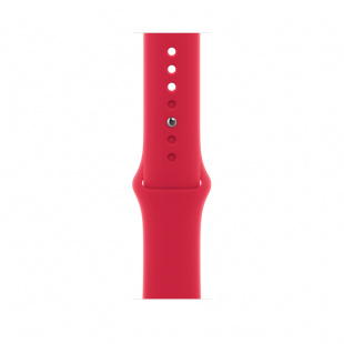 Apple Watch Series 8 // 41мм GPS // Корпус из алюминия цвета "темная ночь", спортивный ремешок цвета (PRODUCT)RED