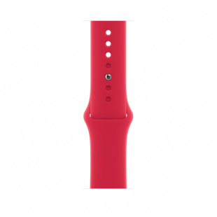 Apple Watch Series 8 // 41мм GPS // Корпус из алюминия цвета "темная ночь", спортивный ремешок цвета (PRODUCT)RED