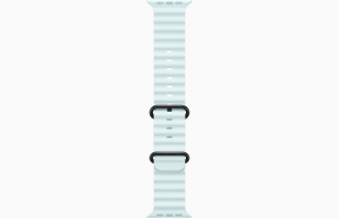 Apple Watch Ultra 2 (2024) // 49мм GPS + Cellular // Корпус из черного титана, ремешок Ocean Band цвета "ледяной синий"