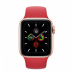 Apple Watch Series 5 // 40мм GPS // Корпус из алюминия золотого цвета, спортивный ремешок красного цвета