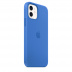 Силиконовый чехол MagSafe для iPhone 12 mini, цвет «Капри»