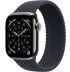 Apple Watch Series 11 // 46мм GPS+Cellular // Корпус из титана нейтрального цвета, плетеный монобраслет цвета "полуночный"