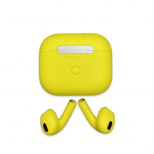 AirPods (3‑го поколения) (2021) - беспроводные наушники Apple с зарядным кейсом (Желтый, матовый)