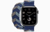 Apple Watch Series 9 Hermès // 41мм GPS+Cellular // Корпус из нержавеющей стали цвета "черный космос", ремешок Bridon Double Tour цвета Navy