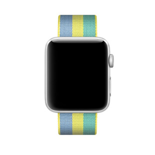 42/44мм Ремешок из плетёного нейлона цвета «жёлтая пыльца» для Apple Watch