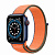 Купить Apple Watch Series 6 // 40мм GPS + Cellular // Корпус из алюминия синего цвета, спортивный браслет цвета «Кумкват»