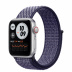 Apple Watch SE // 40мм GPS + Cellular // Корпус из алюминия серебристого цвета, спортивный браслет Nike светло-лилового цвета (2020)