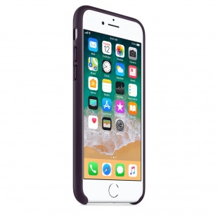 Кожаный чехол для iPhone 7/8, баклажановый цвет, оригинальный Apple, оригинальный Apple