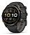 Купить Мультиспортивные часы Garmin Fenix 9 Pro (47mm), титановый корпус Carbon Gray DLC, черный силиконовый ремешок (Black/Pebble Gray)