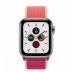 Apple Watch Series 5 // 40мм GPS + Cellular // Корпус из нержавеющей стали, спортивный браслет цвета «сочный гранат»
