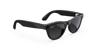 Умные очки Ray-Ban  Skyler (2-gen) (Черная глянцевая оправа, градиентные графитовые линзы)