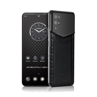 Телефон VERTU iVertu 5G, Calf Leather, Polka dot double side embossed (Black/Черный)