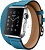 Купить Apple Watch Hermes Double Tour 38 мм из нержавеющей стали, кожаный ремешок цвета Bleu Jean