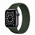 Купить Apple Watch Series 6 // 40мм GPS // Корпус из алюминия цвета "серый космос", монобраслет цвета «Кипрский зелёный»